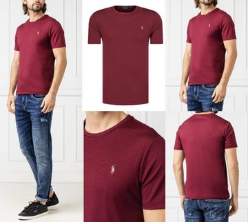 Ralph Lauren T-Shirt POLO RALPH LAUREN LUXURY Pima Cotton T-Shirt Soft Shirt Custom Slim Fi
