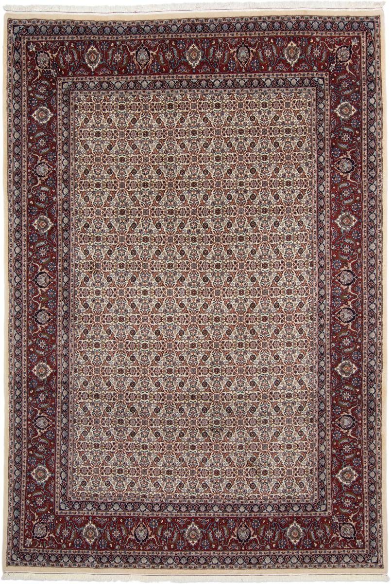 Orientteppich Moud 244x354 Handgeknüpfter Orientteppich / Perserteppich, Nain Trading, rechteckig, Höhe: 12 mm