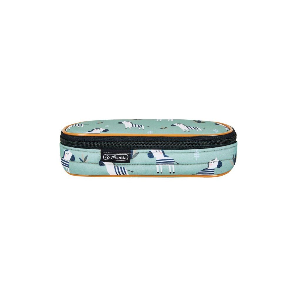 Herlitz Federmäppchen Schlampermäppchen Crazy Zebra Motiv, 21,5 x 9,5 cm