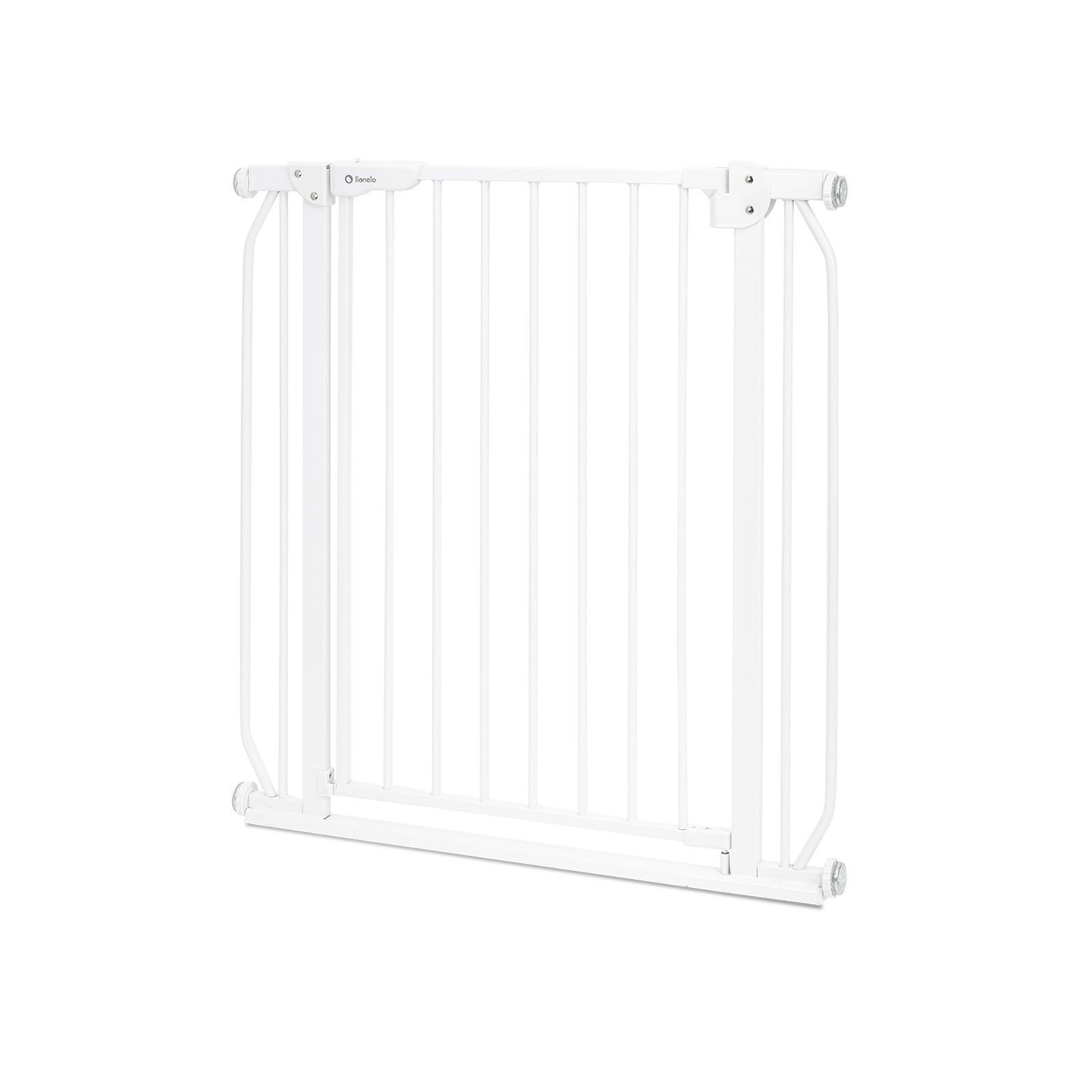 lionelo Türschutzgitter Truus Slim und Led (TOP), ohne Bohren Metall 90° Stop beidseitig schwenkbar 75-105cm – Bild 5 von 5