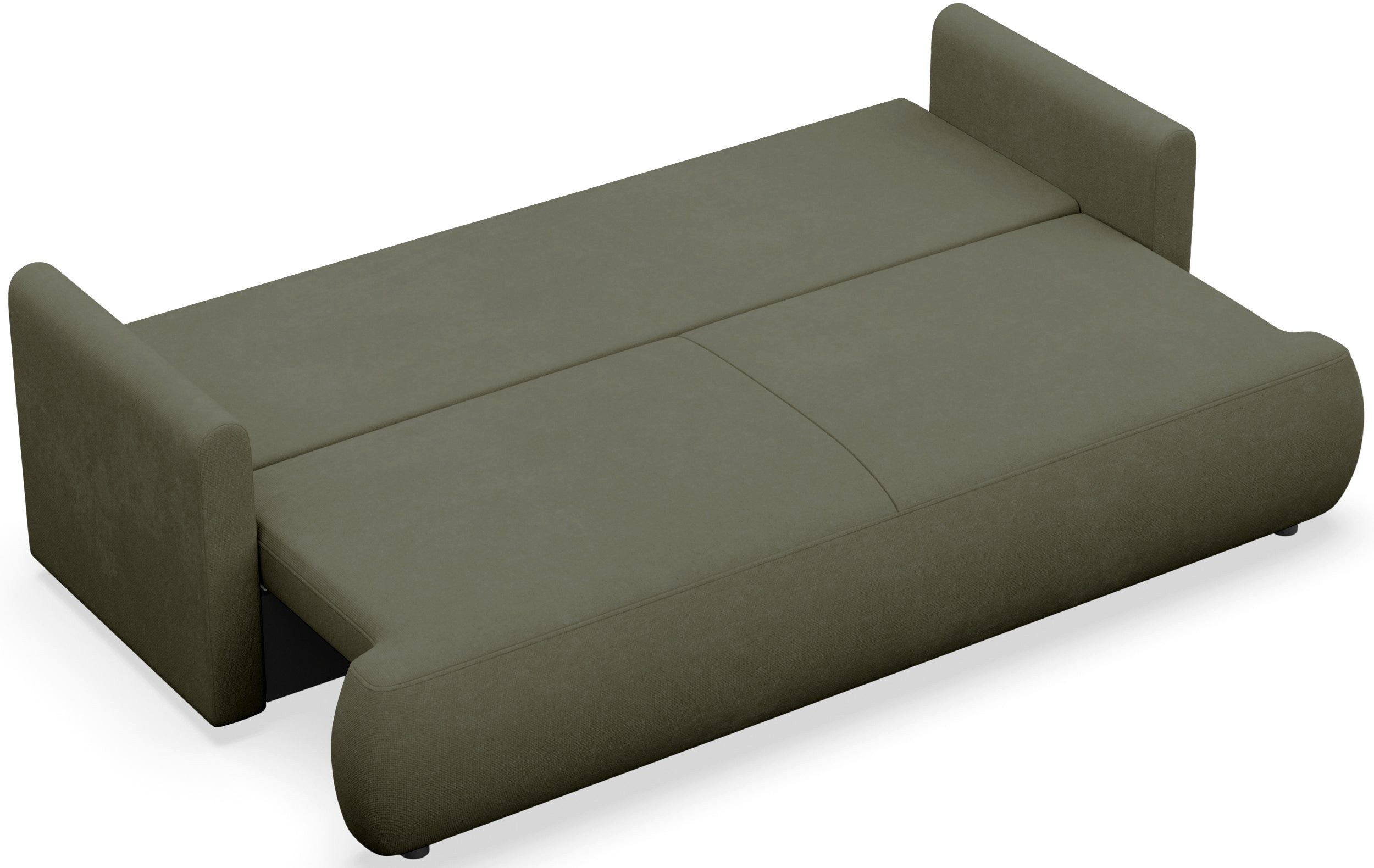 Selsey Schlafsofa, 3-Sitzer mit Schlaffunktion, Bettkasten, Chenille Easy Clean, 226 cm