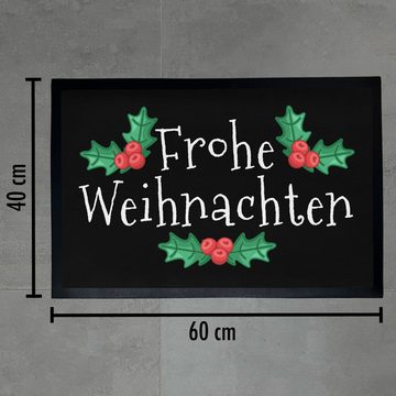 Fußmatte Frohe Weihnachten Fußmatte Geschenk Weihnachten Deko Muster Weihnachts, Trendation