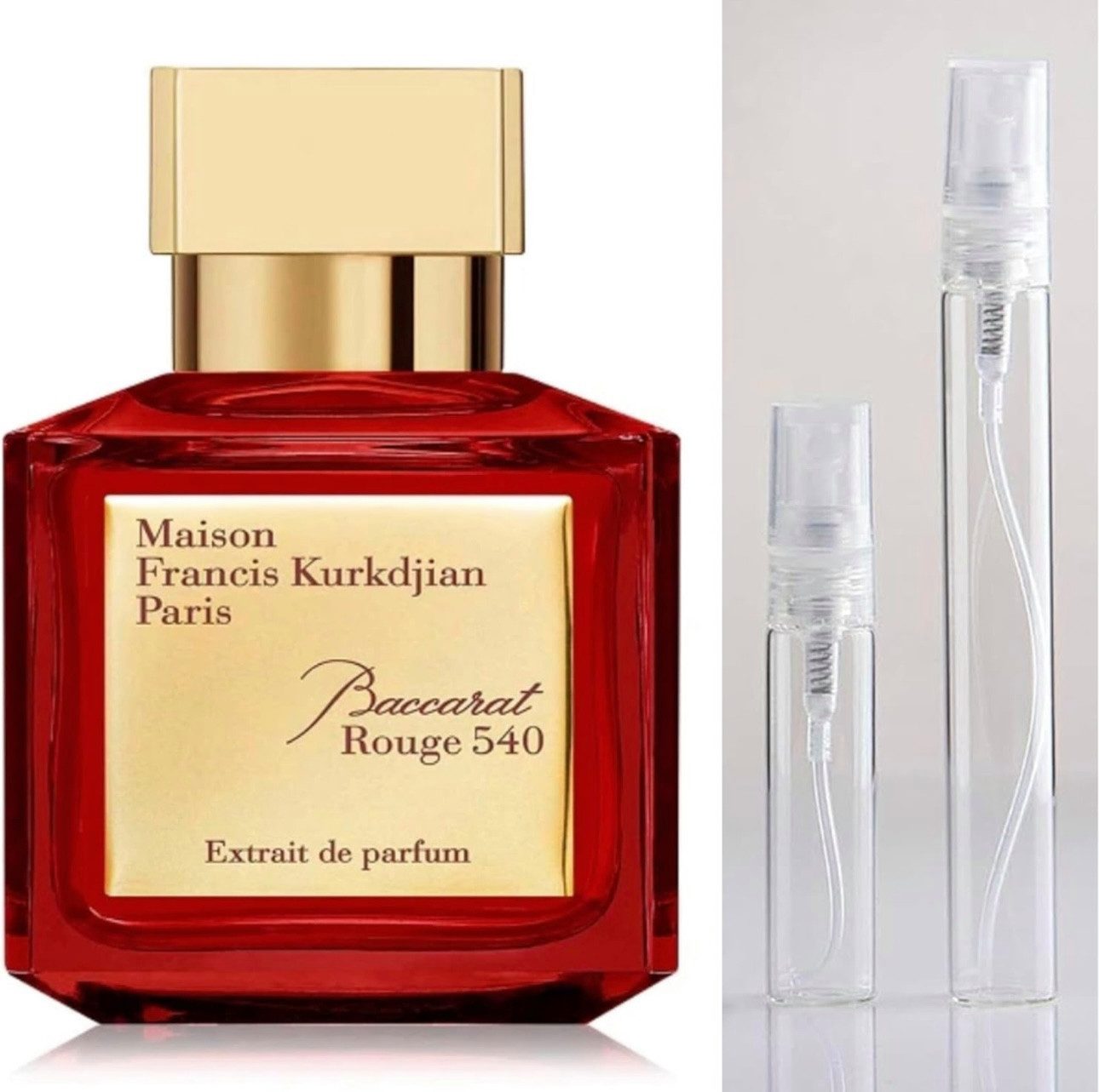Maison Francis Kurkdjian Extrait Parfum Baccarat Rouge 540 - 5ml - Duftprobe, Langanhaltender Duft, Extrait de Parfum, Meisterwerk von Francjis