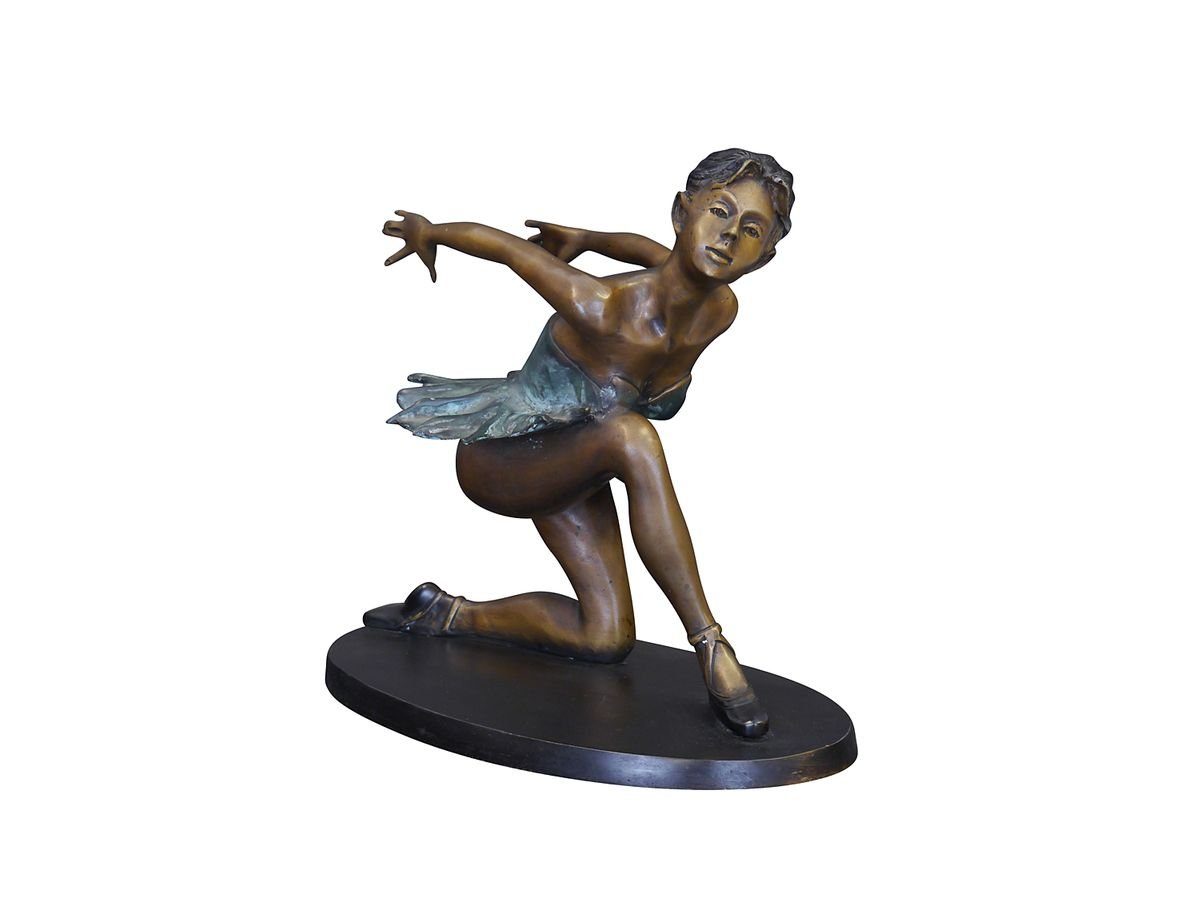 Dekoobjekt Bronze Figur Bronzeskulptur tanzende Ballerina