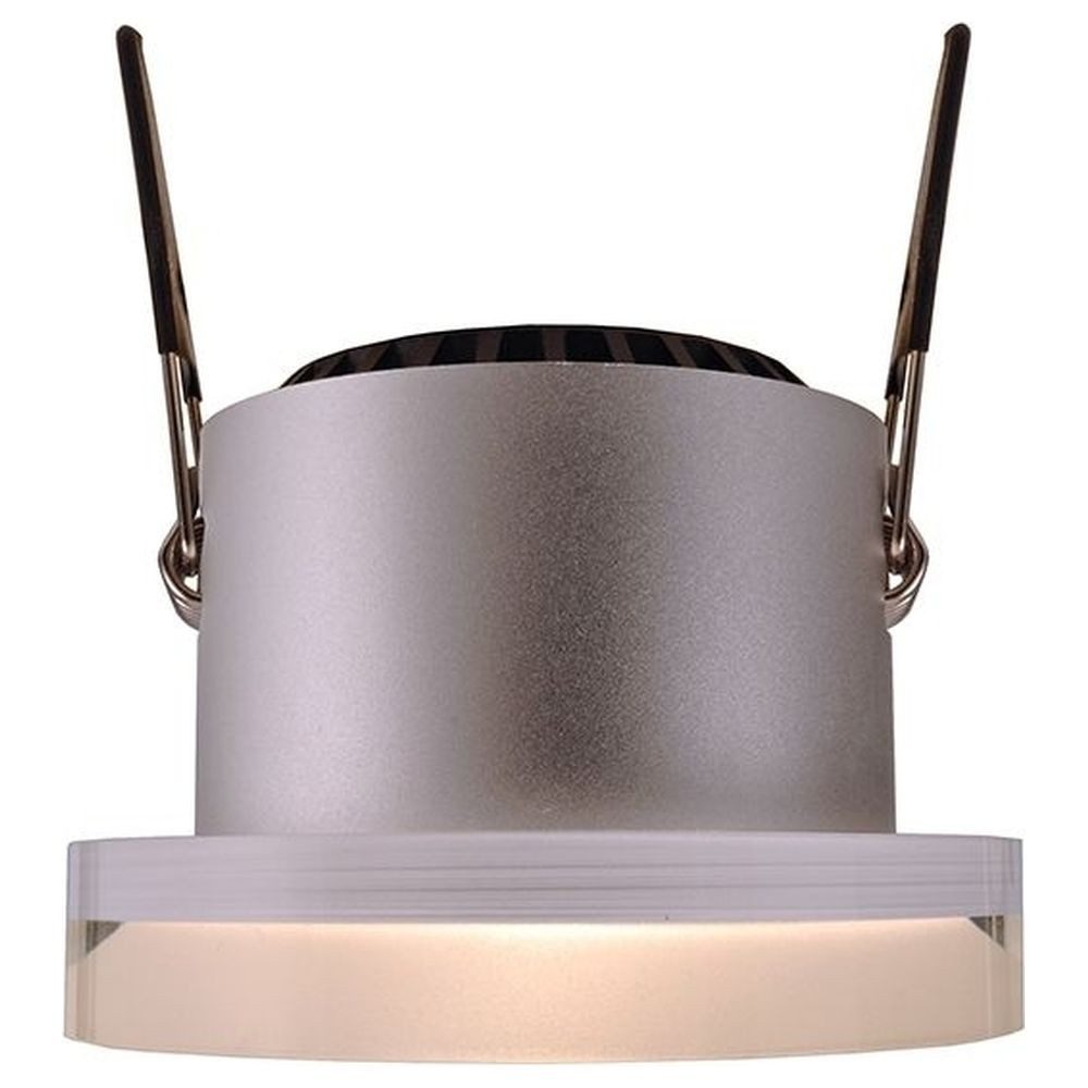 Deko-Light Einbauleuchte LED Deckeneinbaustrahler COB 68 aus Aluminium in silber, 2700K, LED