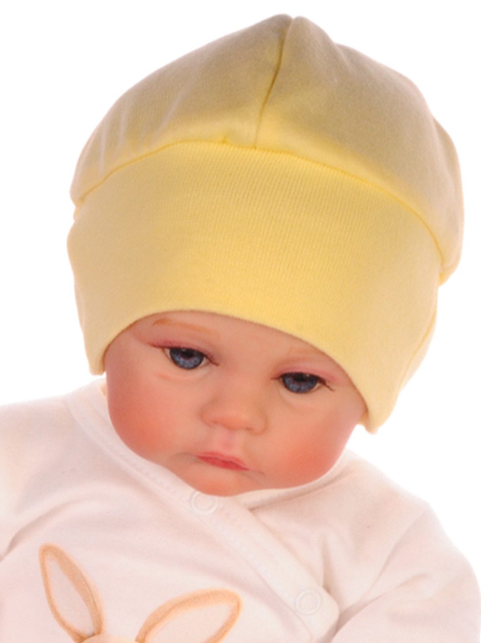 Erstlingsmütze Baby Mütze für Neugeborene Übergangsmütze neutral