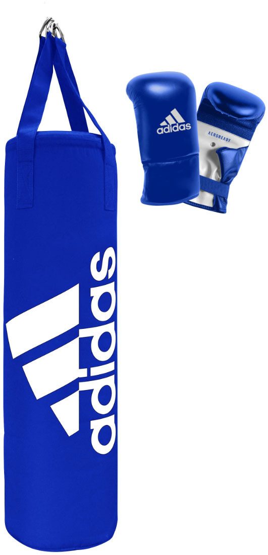adidas Performance Boxsack Blue Corner Boxing Kit (Set, 2-tlg., mit Boxhandschuhen)