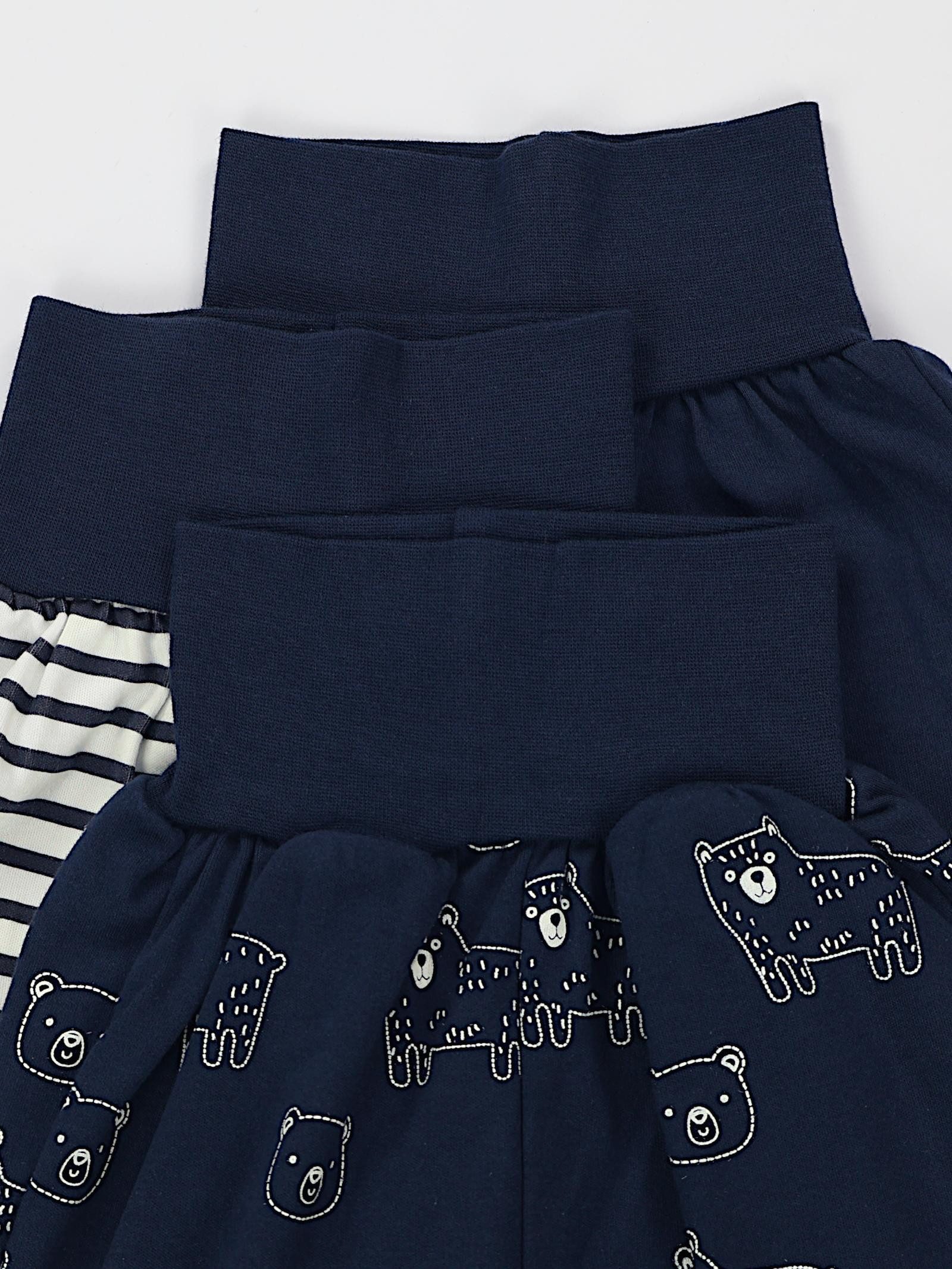 TupTam Strampler TupTam Baby Jungen Strampelhose mit Fuß 3er Pack