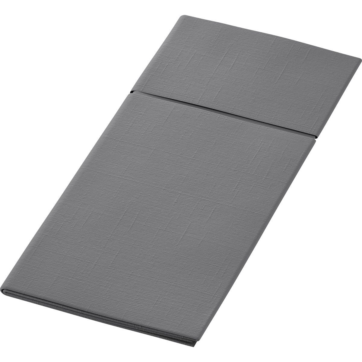 Duni Papierserviette 40 x Serviettentaschen Bestecktasche Granite Grey 40x48cm Duniletto