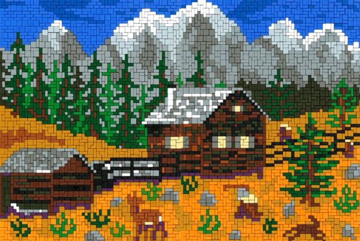 Stick it Steckpuzzle Almhütte, 4600 Puzzleteile, günstig online kaufen