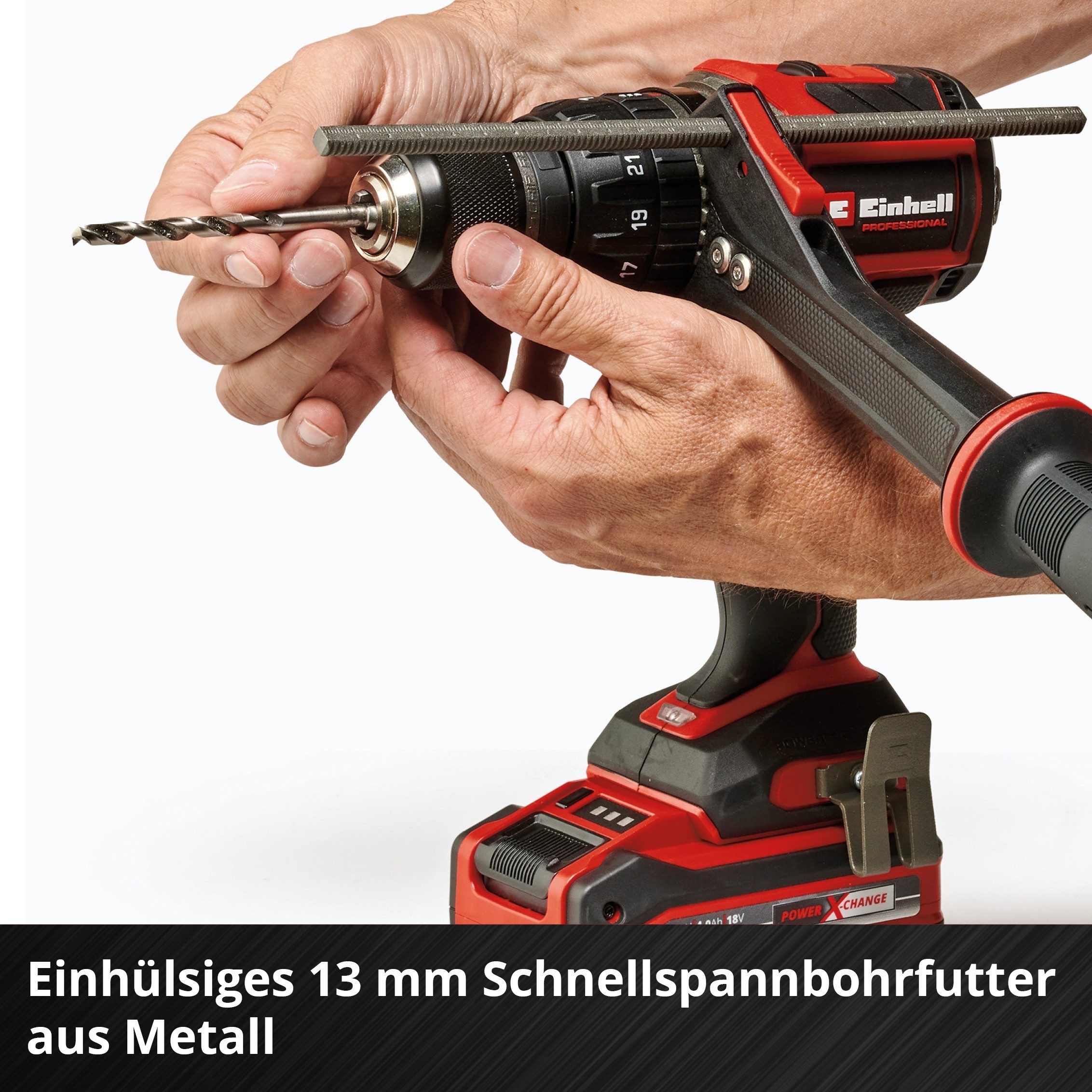 Einhell Akku-Schlagbohrschrauber TP-CD 18/120 Li-i BL - Solo, Mitglied der Power X-Change Familie, ohne Akku – Bild 5 von 5