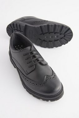 Next Markante Schnür-Brogues aus Leder, weite Passform Schnürschuh (1-tlg)