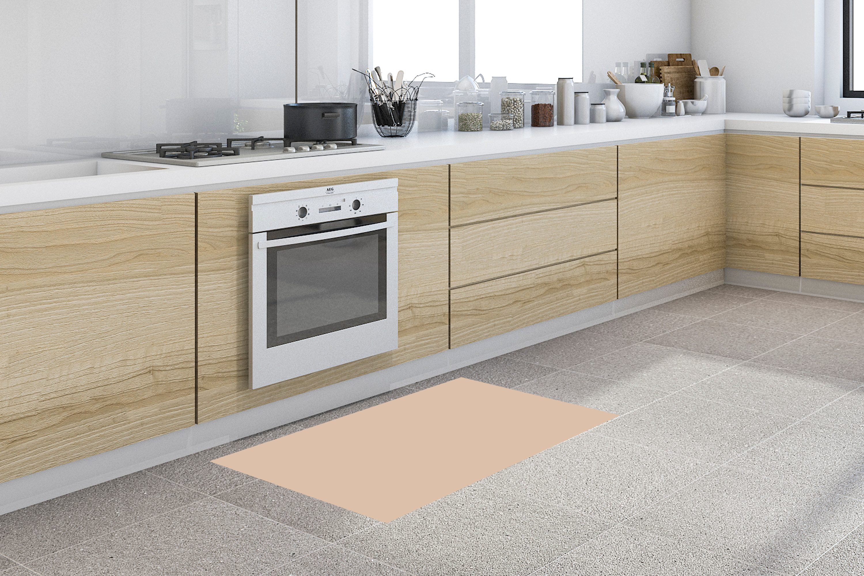 MuchoWow Küchenläufer Beige - Farben - günstig online kaufen