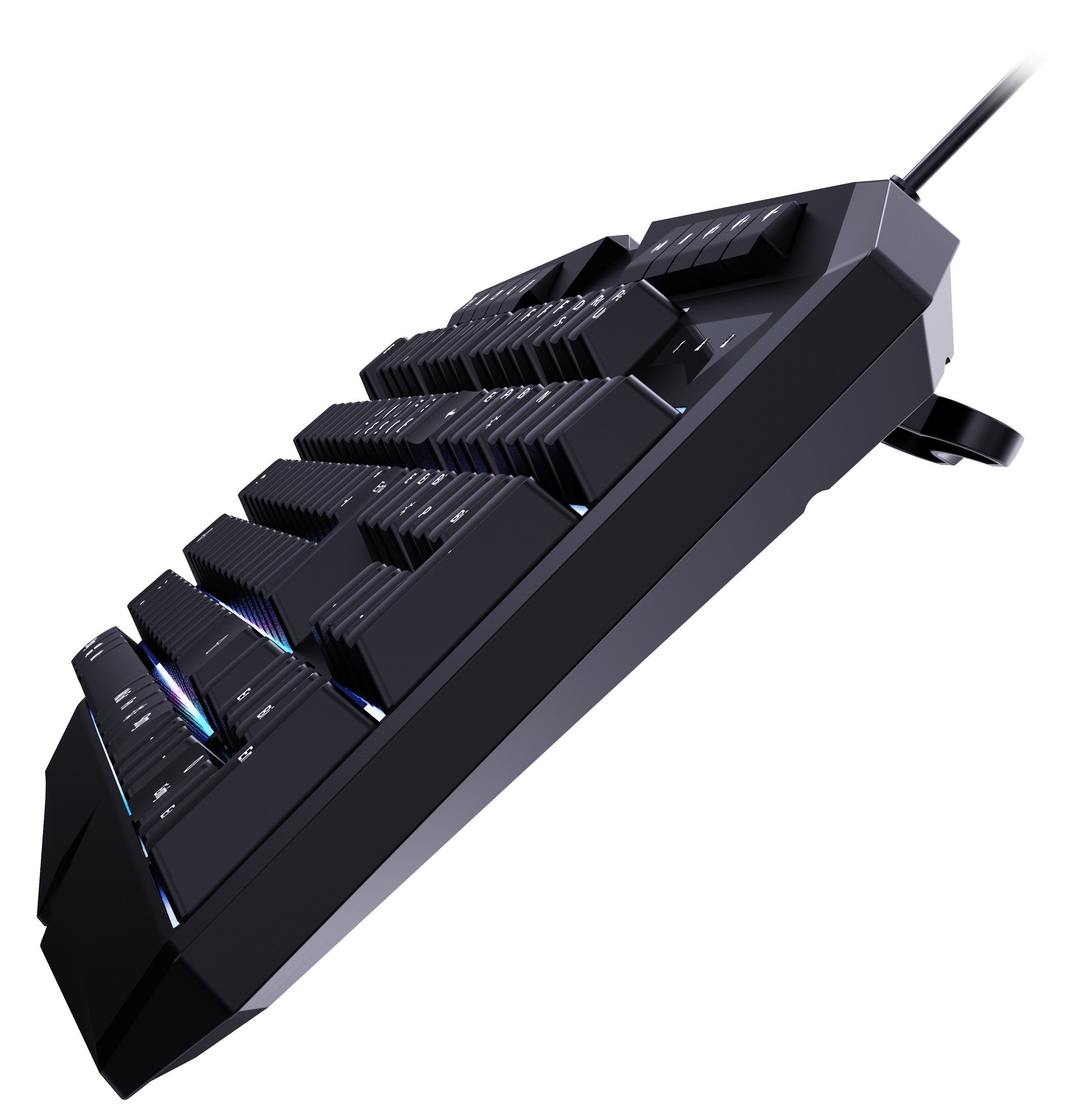 Speedlink LUDICIUM RGB Rainbow – RGB Beleuchtung Gaming-Tastatur (WASD-Umschaltung, Multimediatasten, USB)