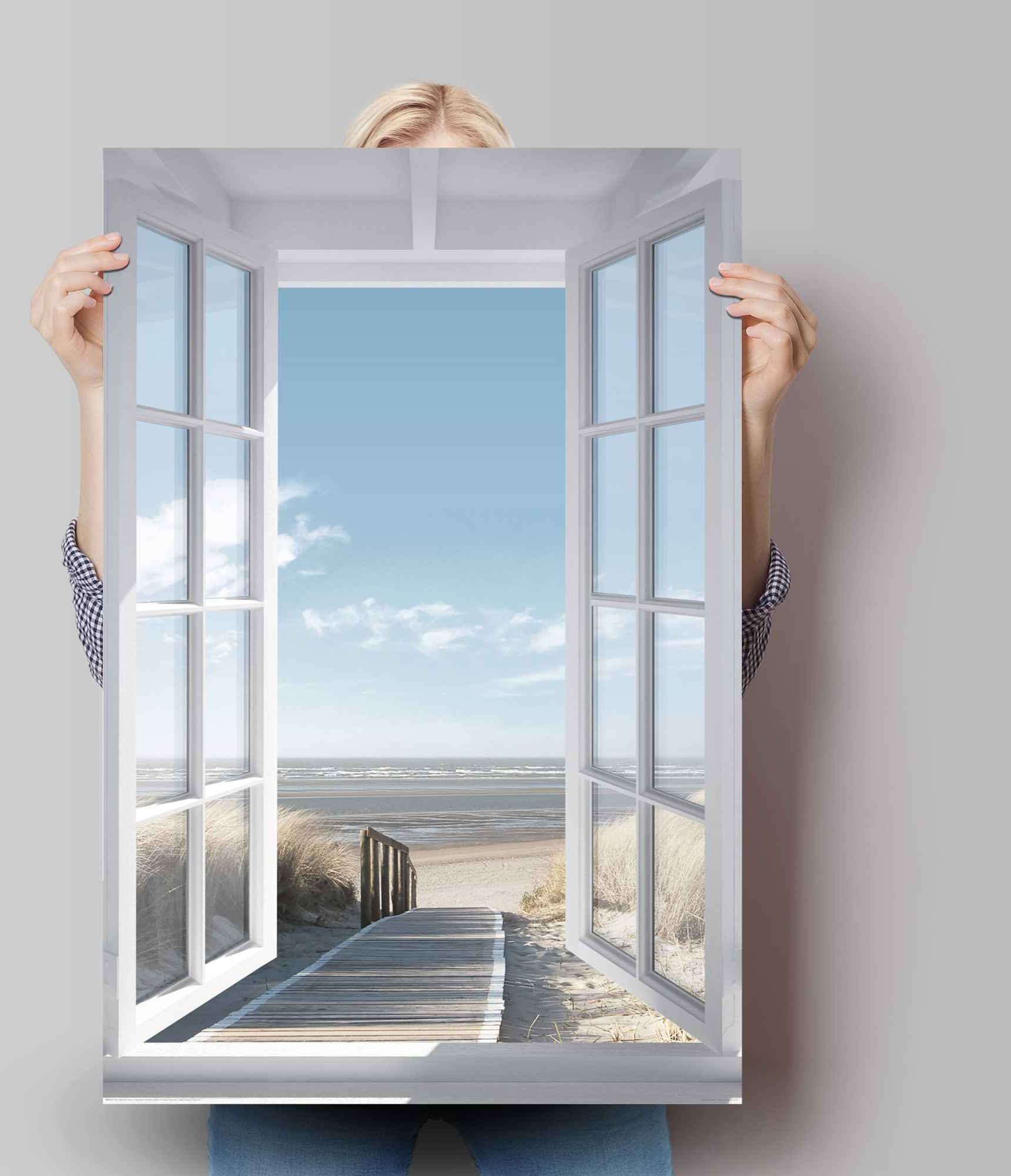 Reinders! Poster Poster Meer Fensterblick (1 St) Nordsee