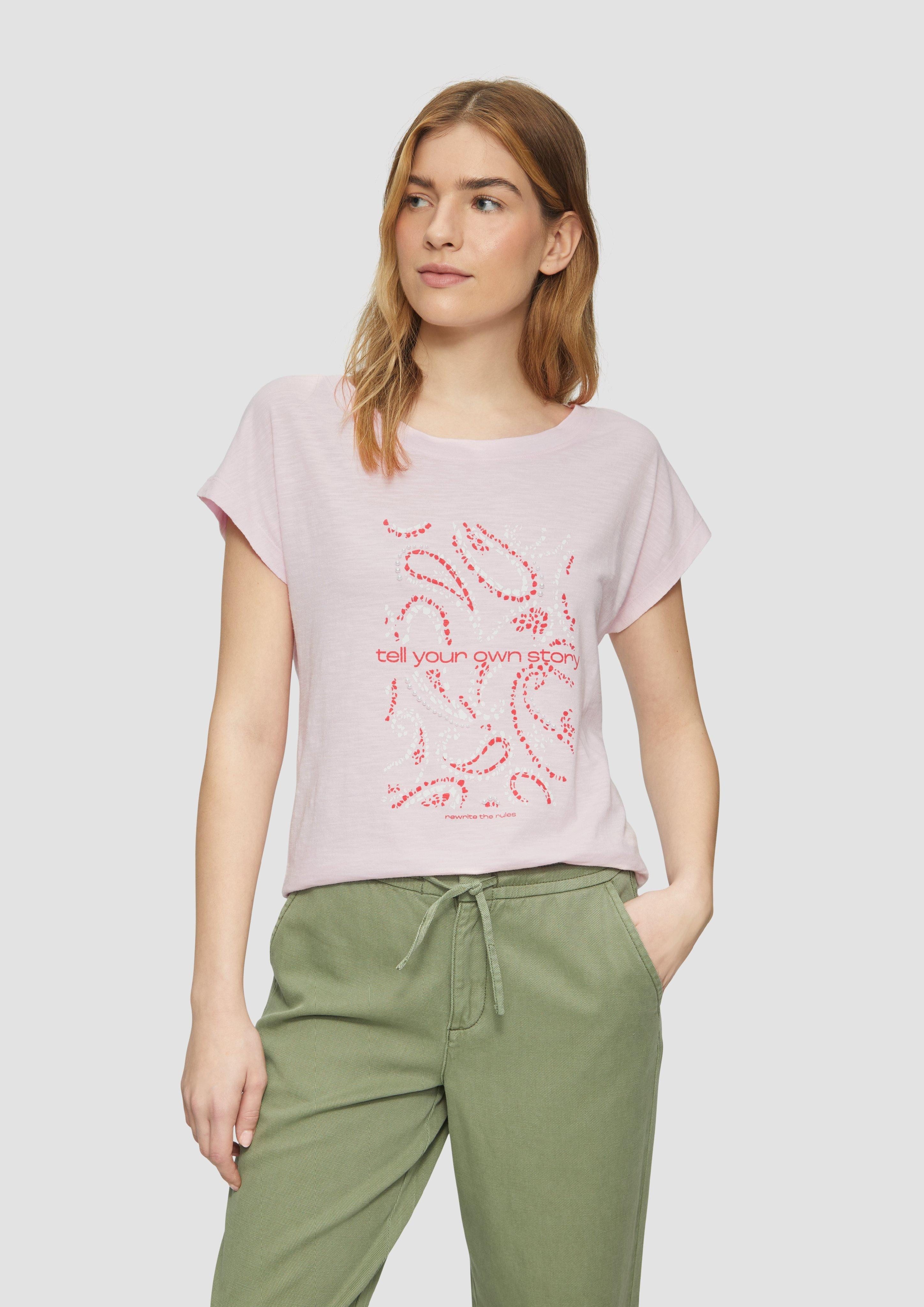s.Oliver Shirttop T-Shirt im Relaxed Fit günstig online kaufen