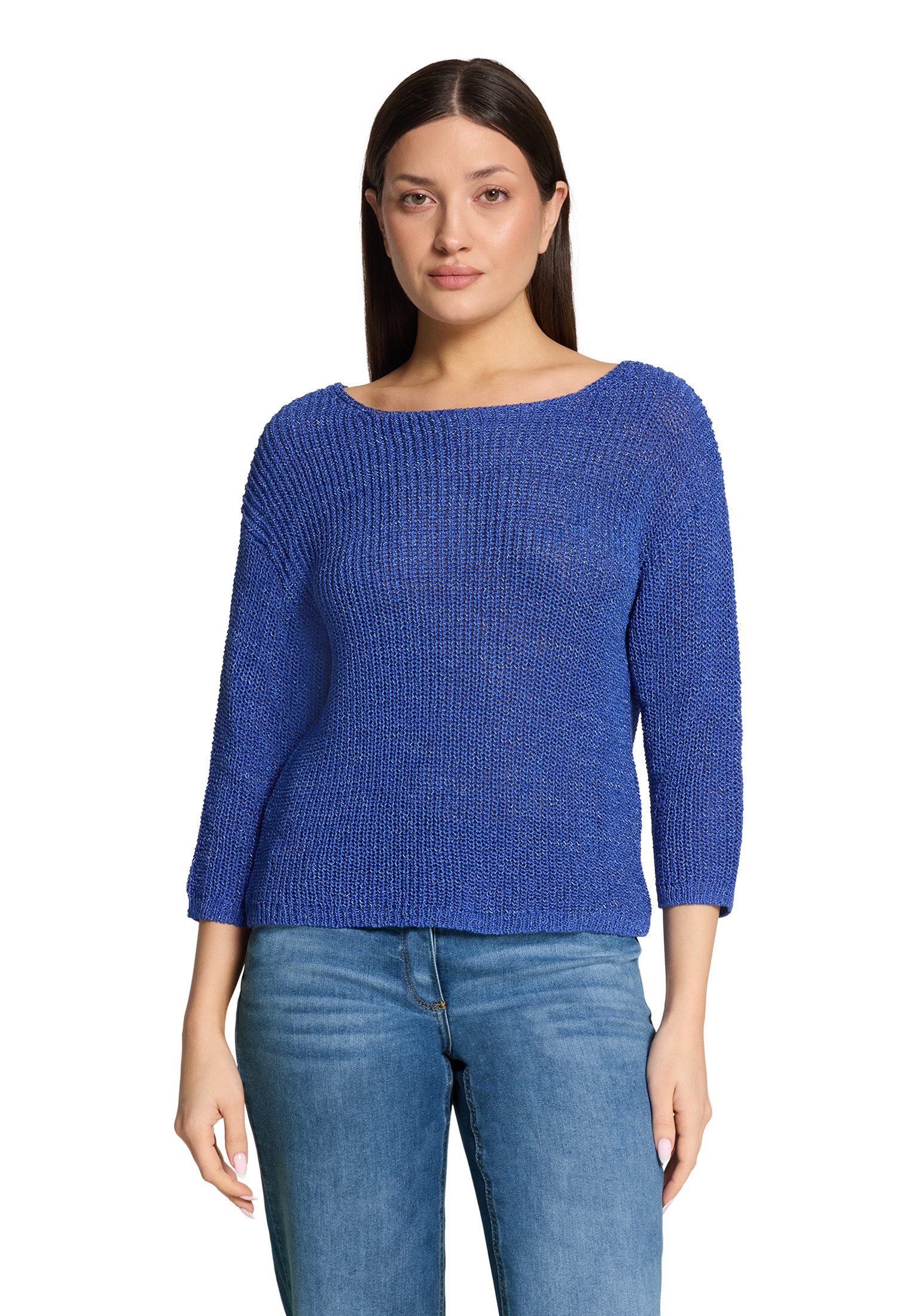Betty Barclay Strickpullover Damen mit Rippenstruktur (1-tlg)