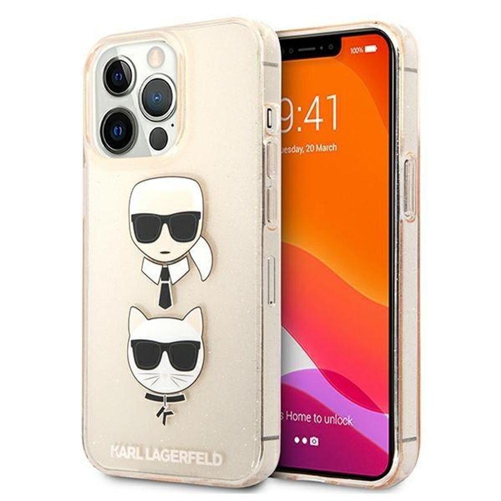 KARL LAGERFELD Handyhülle Karl Lagerfeld KLHCP13XKCTUGLGO iPhone 13 Pro Max
