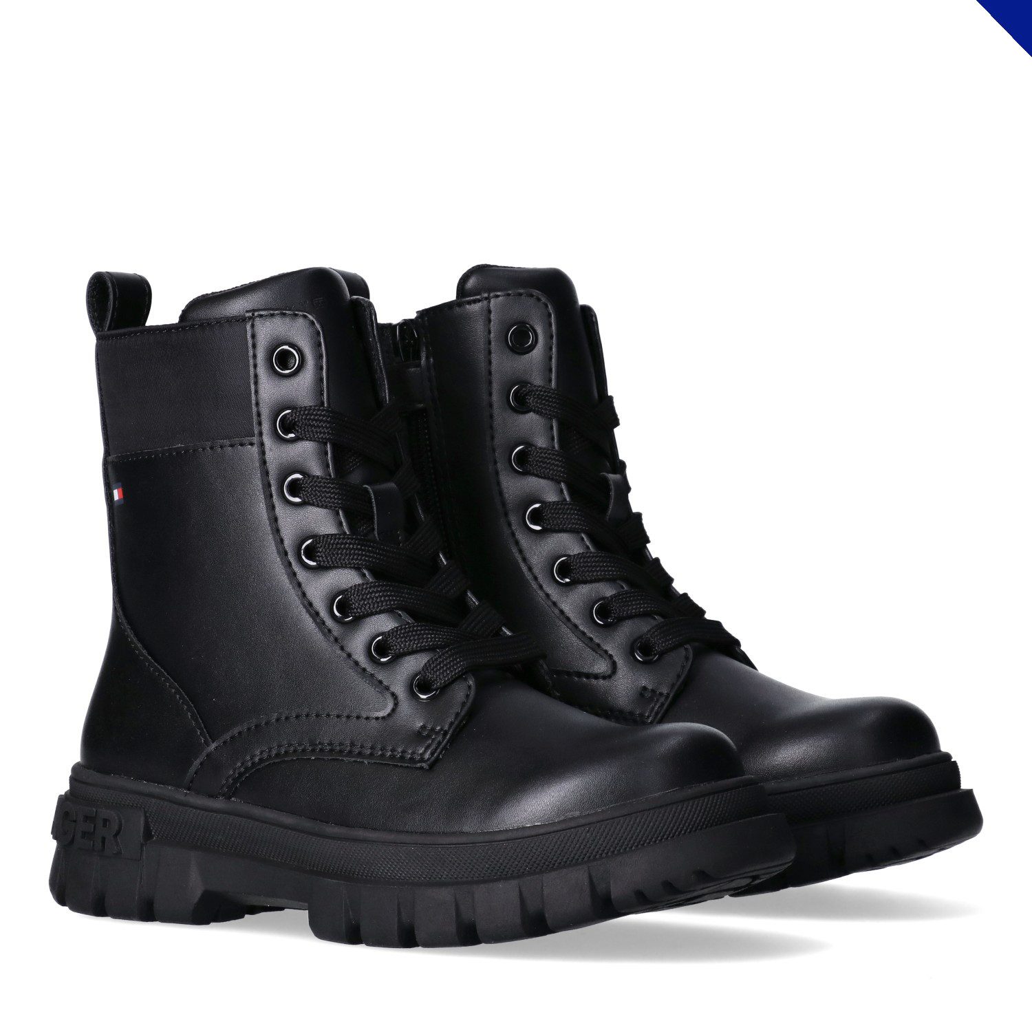 Tommy Hilfiger Schnürboots Biker Ботинки, Winterboots mit Blockabsatz