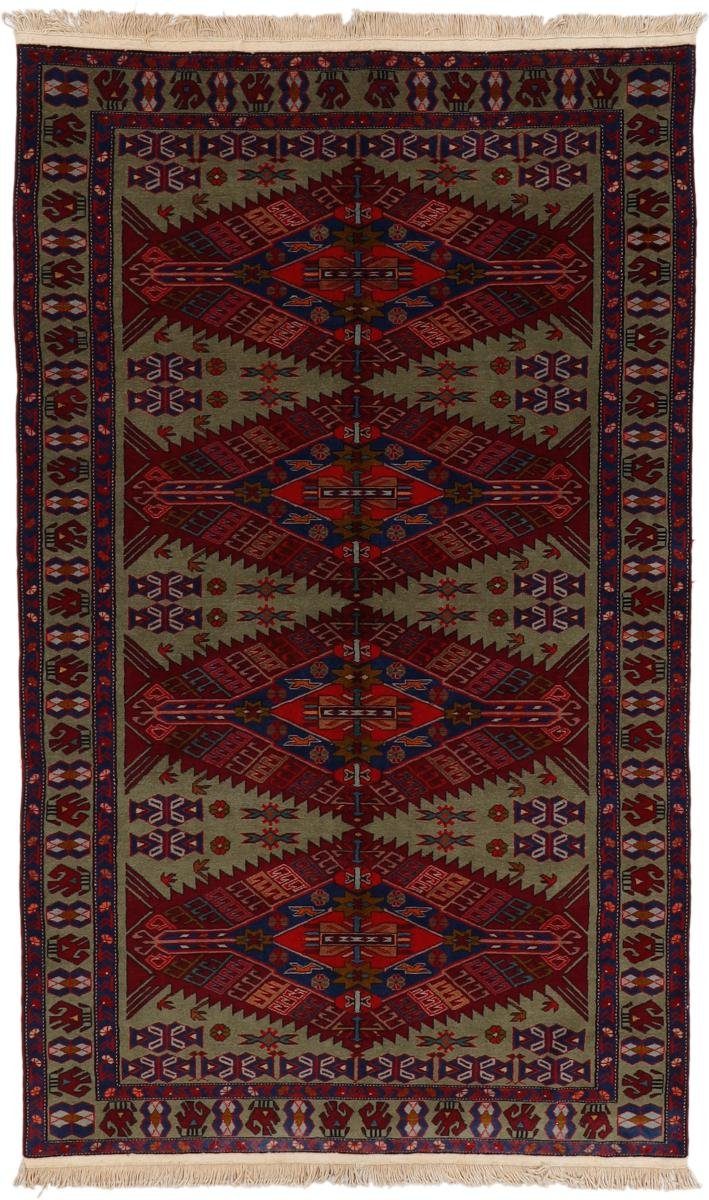 Orientteppich Russia 154x256 Handgeknüpfter Orientteppich, Nain Trading, rechteckig, Höhe: 5 mm