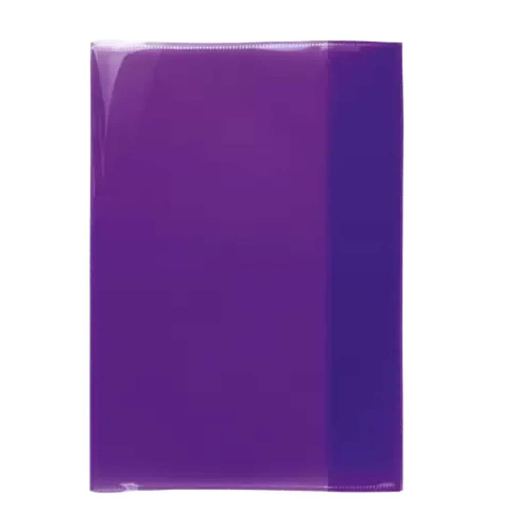 HERMA Schulheft Heftschoner Transparent PLUS A4 violett, Besonders robust und extrem haltbar