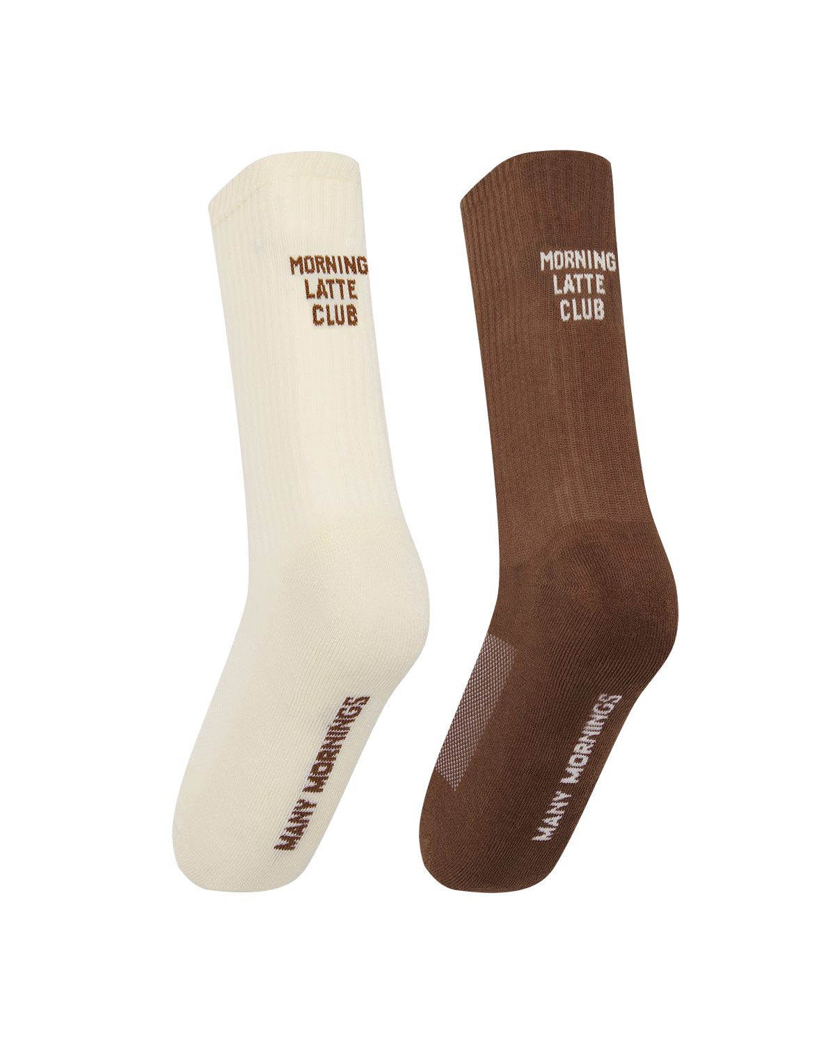 Many Mornings Sportsocken Many Mornings Sport Latte Club (1 Paar, 1-Paar, 1 Paar) immer ein dismatching Paar