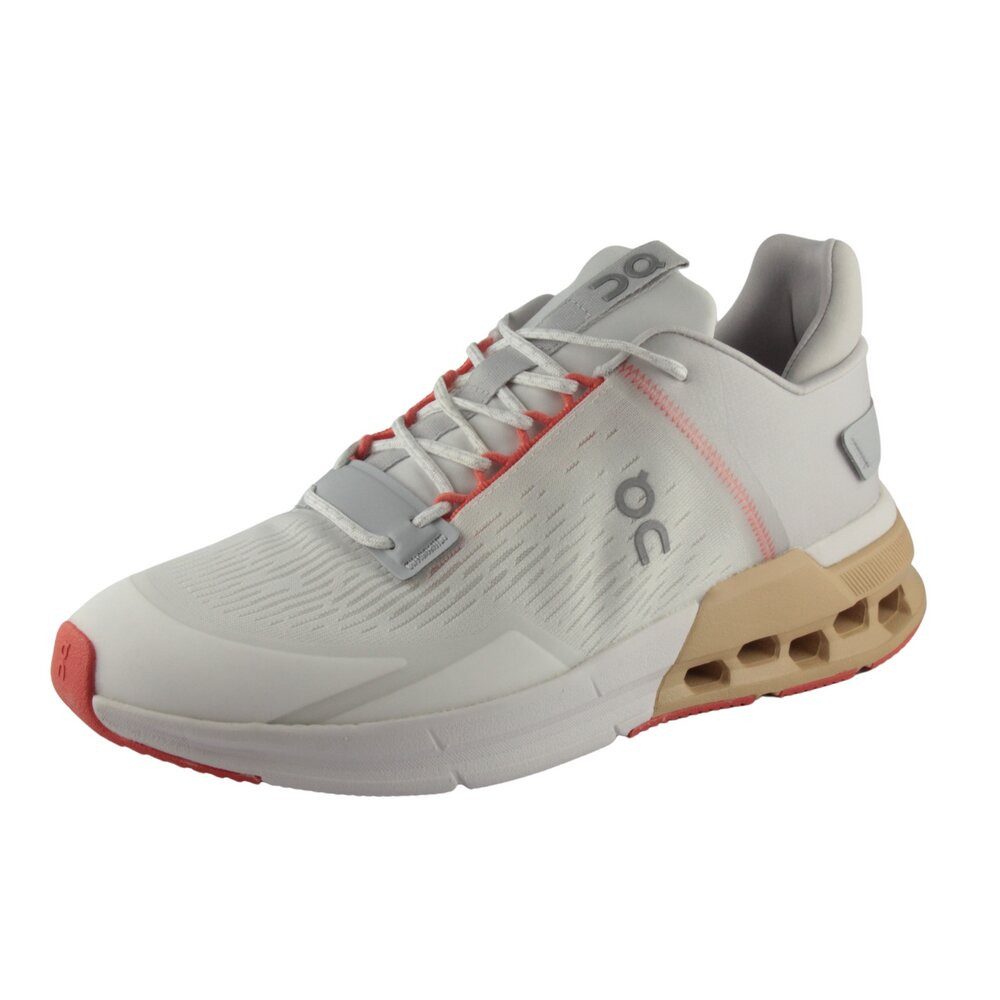 ON - Cloudnova Flux - 3WD10382269 - Undyed-White/Savannah Schnürschuh