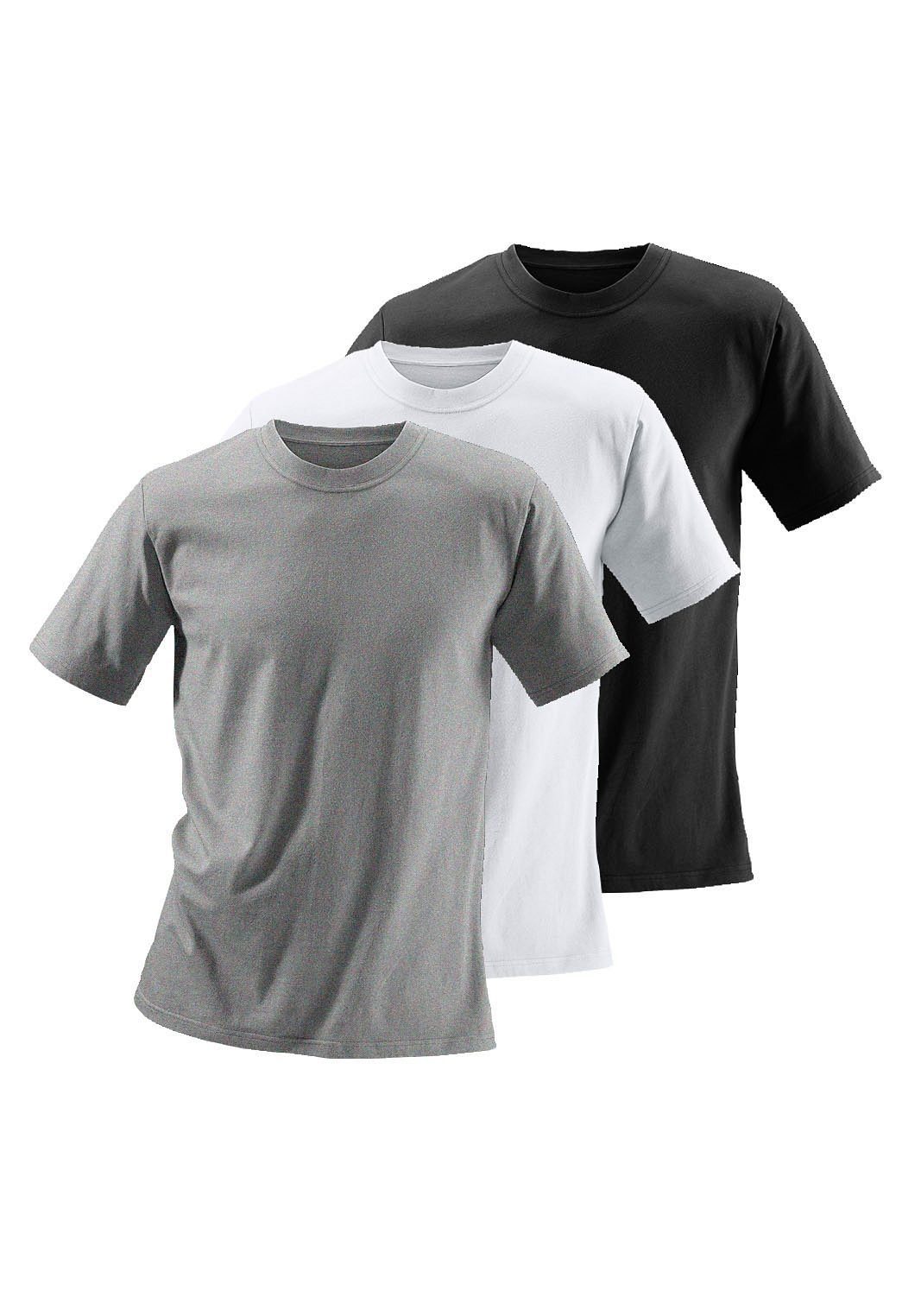 H.I.S T-Shirt, (Packung, 3 tlg.), aus Baumwolle perfekt als Unterziehshirt günstig online kaufen