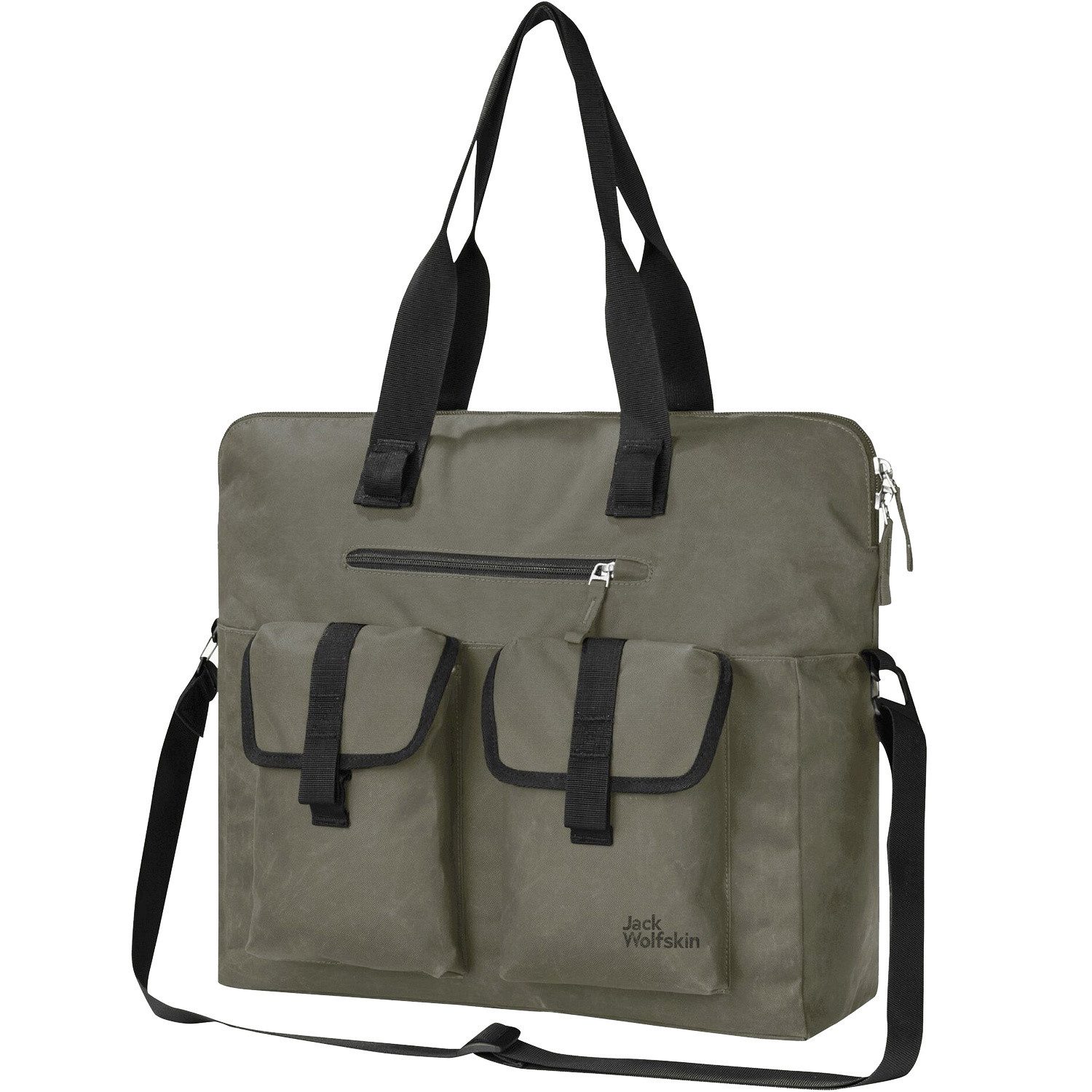 Jack Wolfskin Umhängetasche Jack Wolfskin Shopper/Laptoptasche Traveltopia 26 dusty olive (1-tlg)