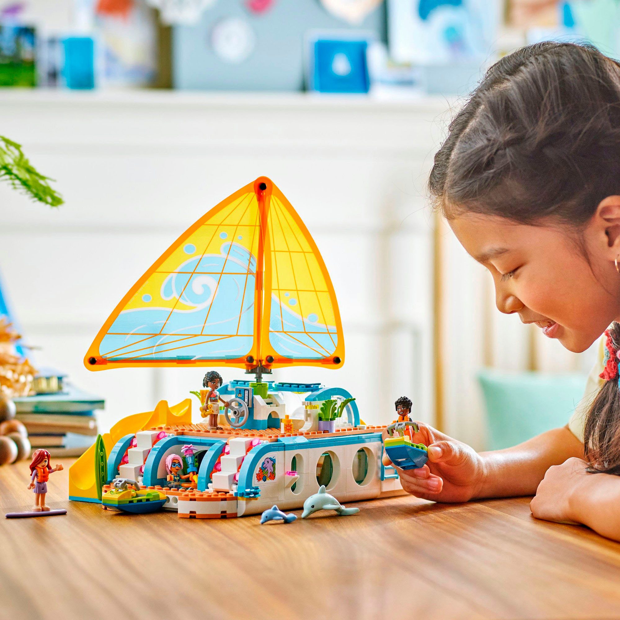 LEGO® Segelabenteuer (42664), LEGO Friends Konstruktionsspielsteine, günstig online kaufen