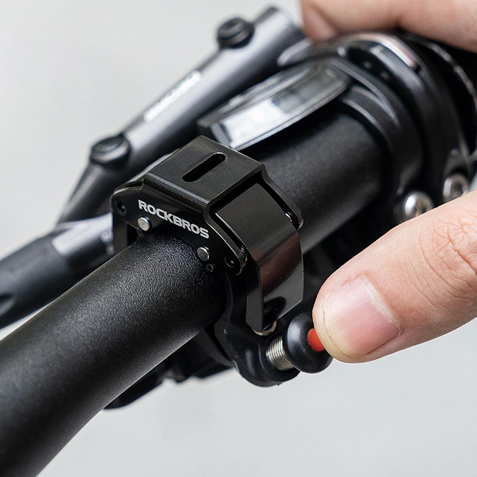 ROCKBROS Fahrradklingel MTB Rennrad E-Bike Fahrradklingel, laut stabil Aluminium Lenkerklingel