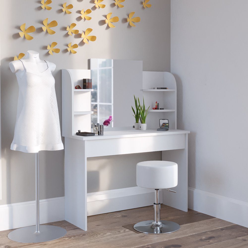 Vicco Sitzhocker Design, Weiß, 33 x günstig online kaufen
