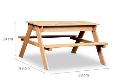 Coemo Garten-Kindersitzgruppe, (Set, 1-tlg), Sitzgruppe Sand- und Wasserspieltisch