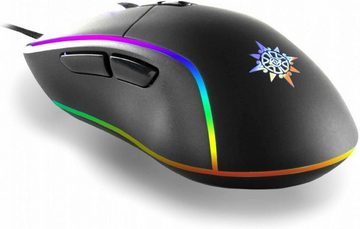 INCA IMG-GT16 PRO Optisch Gaming Maus 6400 DPI RGB-Logo-Effekt Gaming-Maus