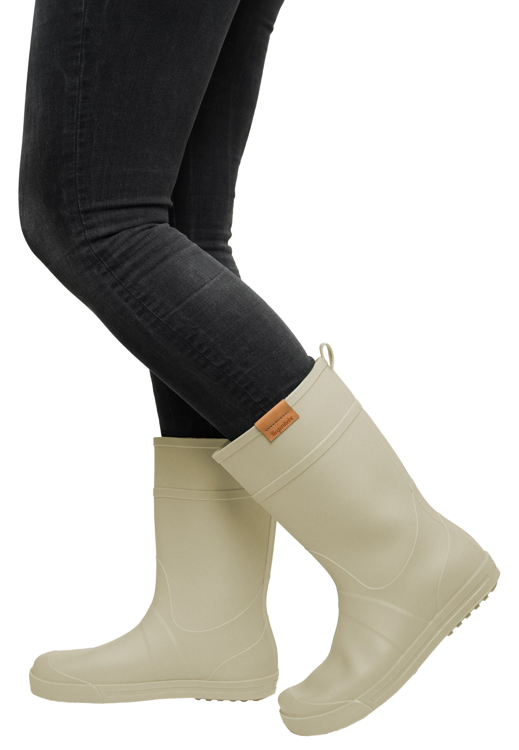 Regenliebe Summer Rain Gummistiefel halbhoch mit rutschfester Laufsohle leicht und angenehm