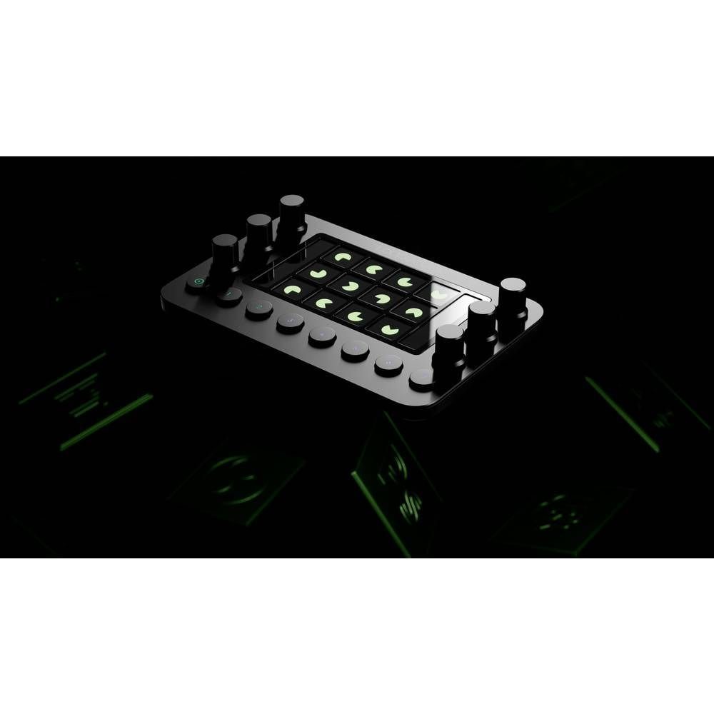 Videobearbeitungskonsole Hotkey (Beleuchtet, Foto- Loupedeck Funktion, anpassbar) Live Vollständig LCD und Tasten, Tastatur