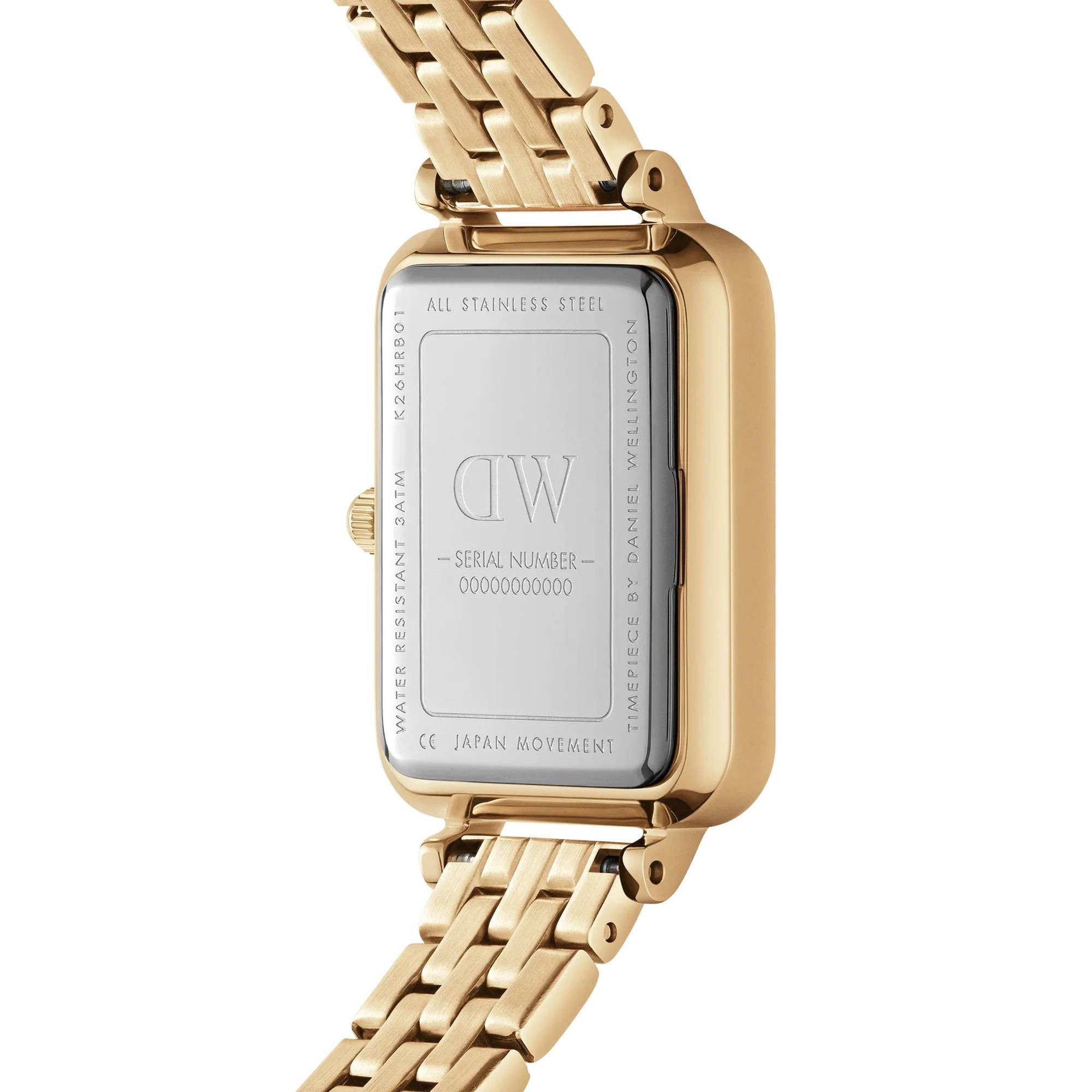 Daniel Wellington Quarzuhr Quadro Roman Numerals 5 Link
