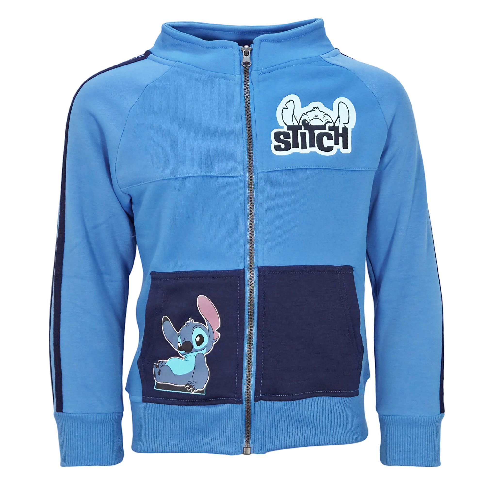 Sweatjacke Disney Lilo u Stitch Jungen Reißverschluss Jacke Pullover Sweater