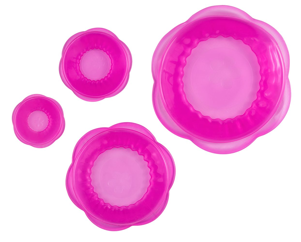 Kochblume Крышка свежести Stretch-ii 4er Set Pink