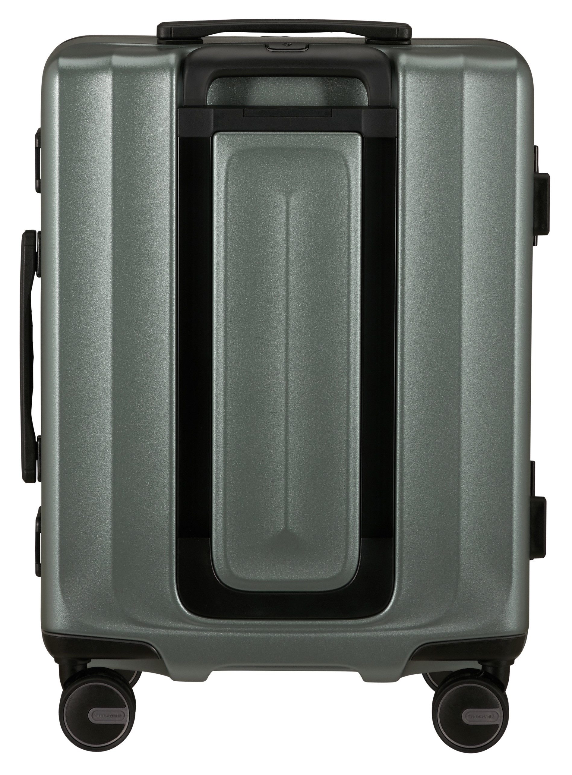 Samsonite Hartschalen-Trolley FOCUS, verschiedene Größen und Farben, 4 Rollen, mit festen Trennwänden und Reißverschlusstaschen