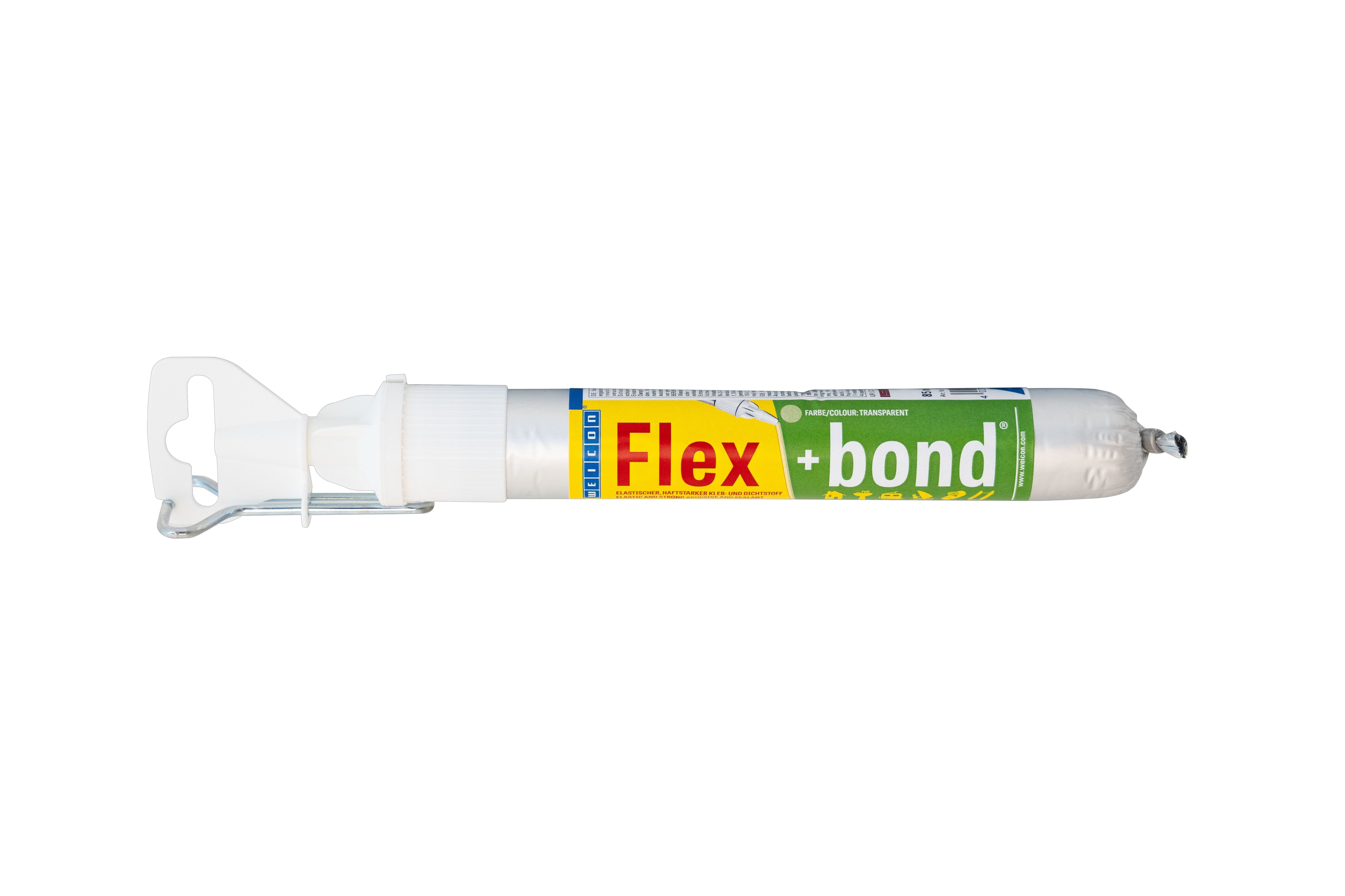 WEICON Klebstoff Flex+bond®, dauerelastischer Kleb- und Dichtstoff, 85 ml, ISEGA-zertifiziert