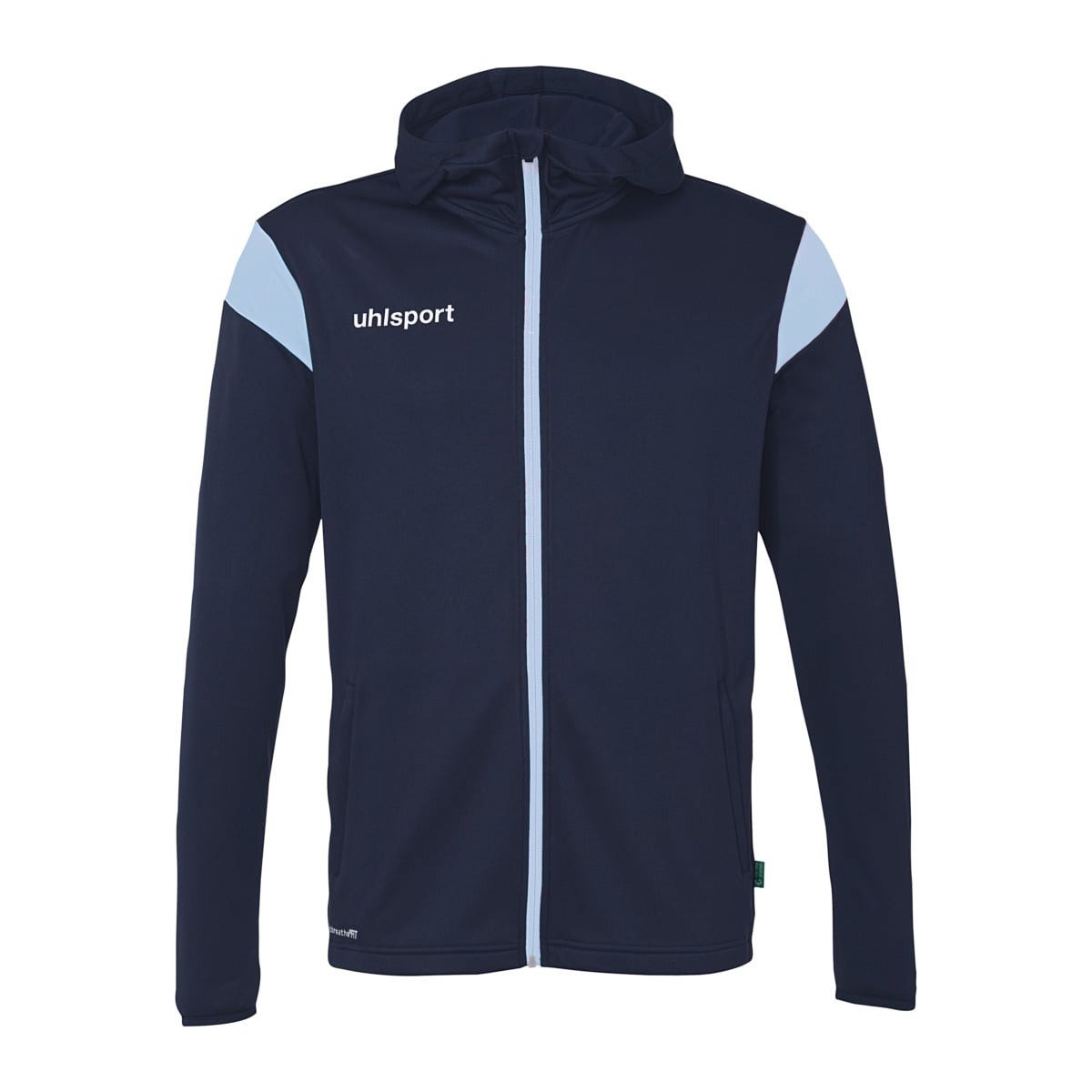 uhlsport Trainingsjacke Kapuzenjacke Squad 27 Track (Full-Zip) marineblau/skyblau Herren