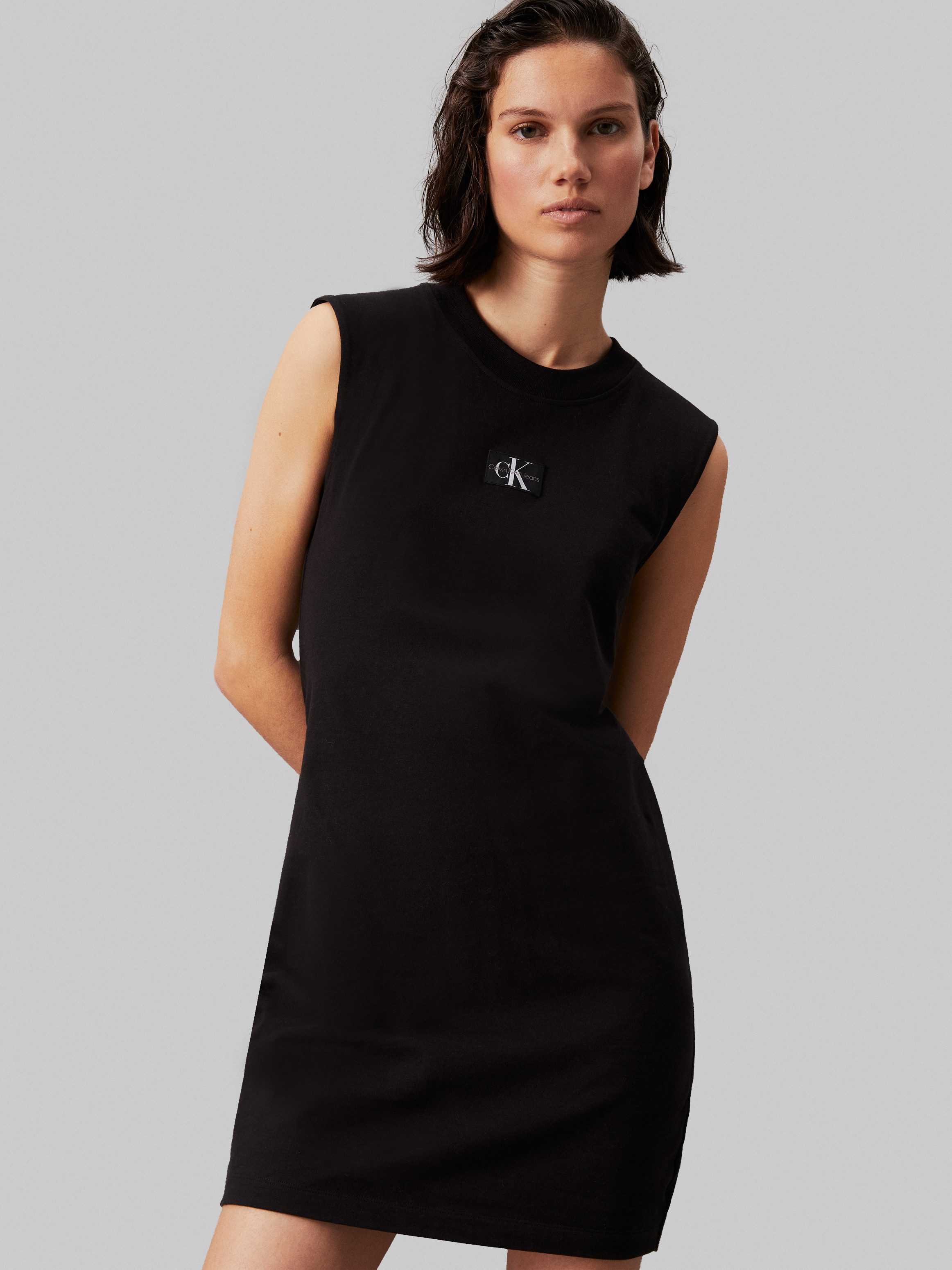 Shirtkleid WOVEN LABEL LOOSE TEE DRESS