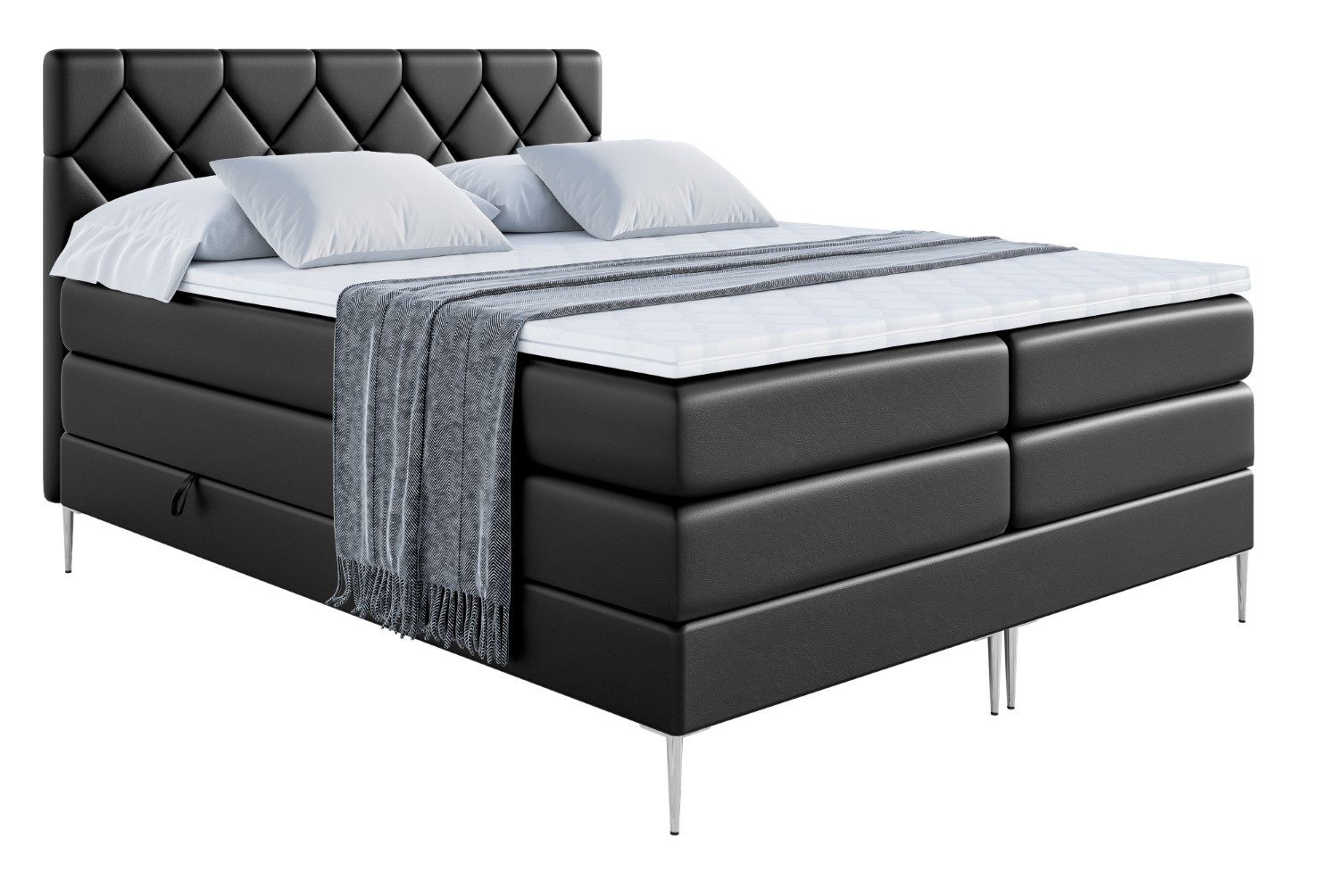 ALTDECOR Boxspringbett CATOR-F KING (Multipocket-Matratze H4, H3 Matratze B günstig online kaufen