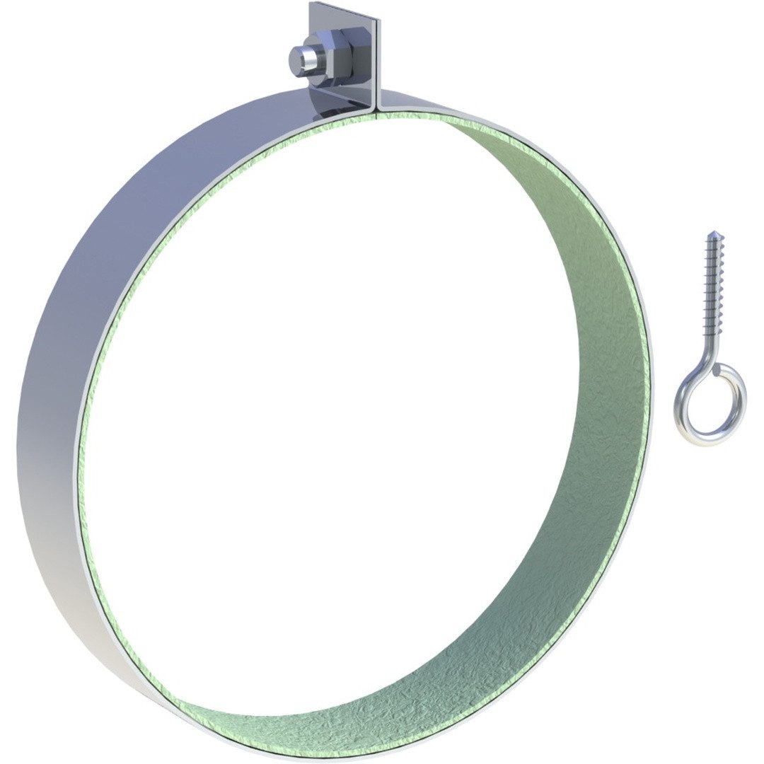 Jeremias Schornstein DW-FU Ø 100 mm Deckenaufhängung für Gewindestange M8, Ø 100 mm