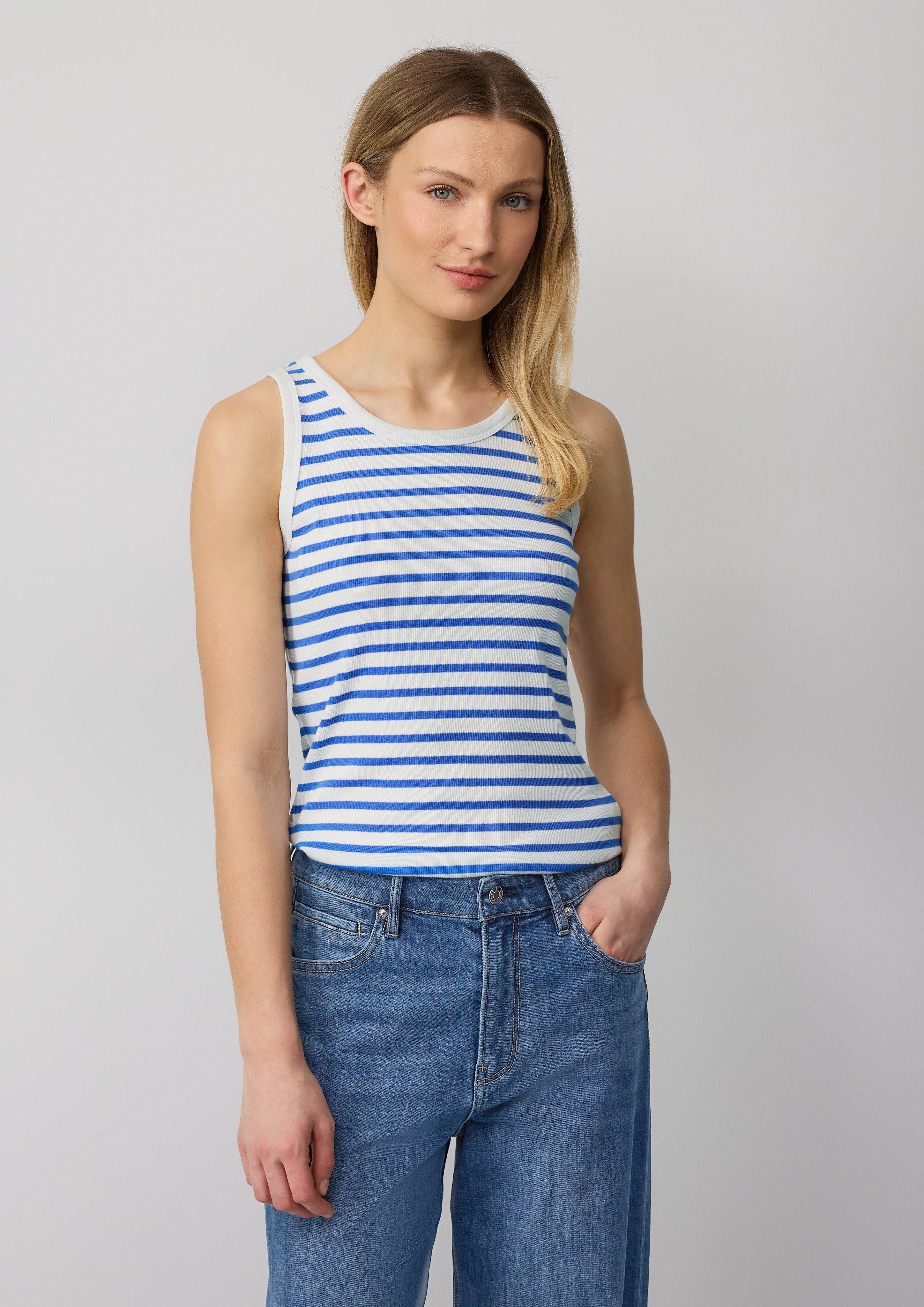 s.Oliver Shirttop Elastisches Top mit Rippstruktur günstig online kaufen