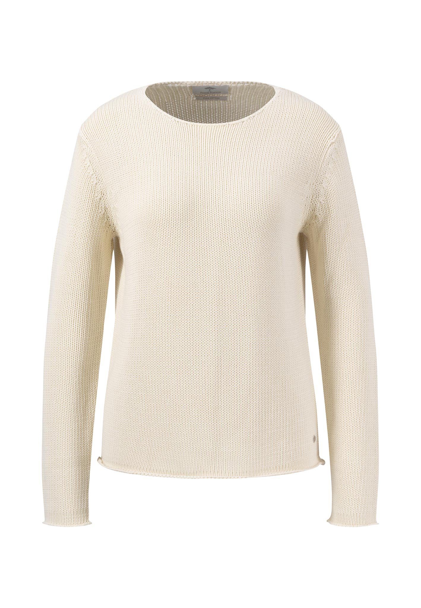 FYNCH-HATTON Strickpullover mit Niete an der günstig online kaufen