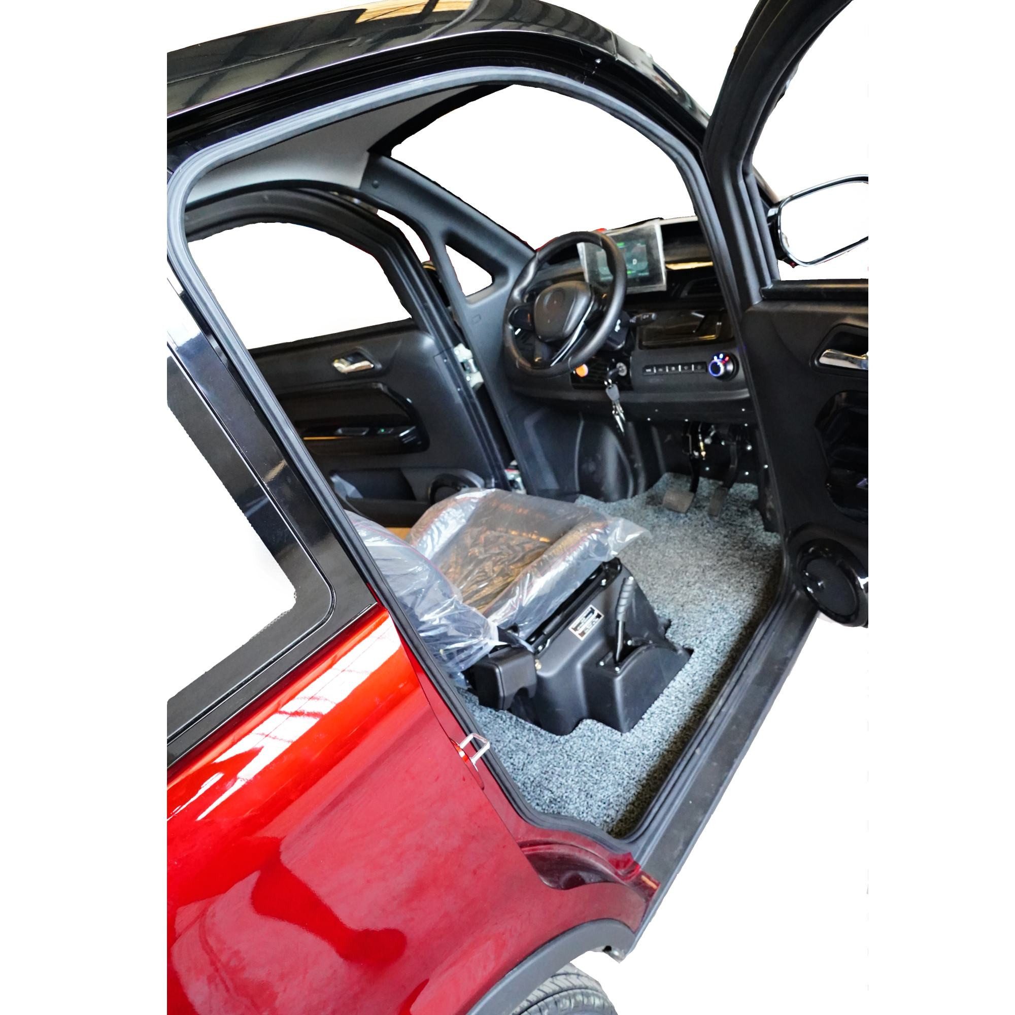 Urban Hopper E-Scooter Urban Hopper Pro 4-Wheel Electric Cabin Scooter for 2 People, 2000 W, 45 km/h, 2kW Motor, 72V 58Ah Lead-Acid Battery, approx. 50 km Range, COC