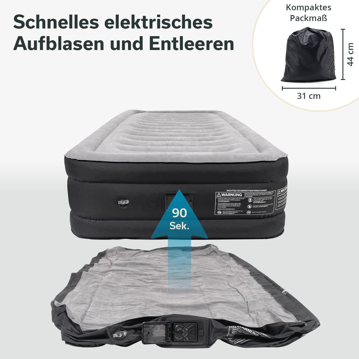 Skandika Luftmatratze Sveja Flex / Plus / Premium, selbstaufblasend mit Pum günstig online kaufen