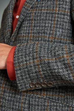 Next Sakko Kariertes Sakko aus Harris-Tweed-Slim-Fit (1-tlg)